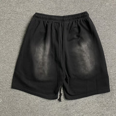Hellstar Sports Flame Shorts Black