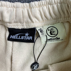 Hellstar Sports Flame Shorts White