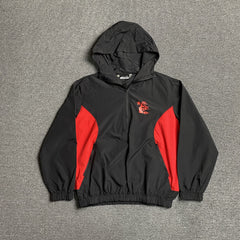 Hellstar Track Jacket Black Red