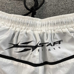 Hellstar Track Shorts White