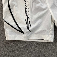 Hellstar Track Shorts White