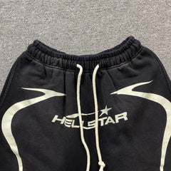 Hellstar Warm Up Shorts Black