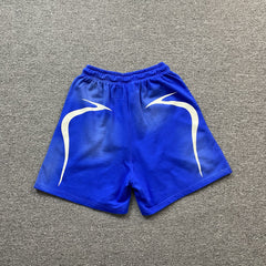 Hellstar Warm Up Shorts Blue