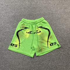 Hellstar Warm Up Shorts Green