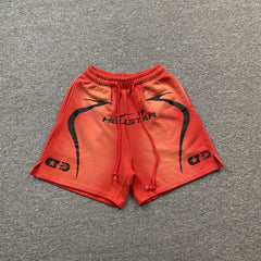Hellstar Warm Up Shorts Red