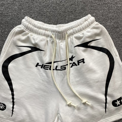 Hellstar Warm Up Shorts White