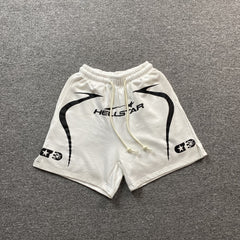 Hellstar Warm Up Shorts White