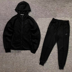 Nike Tech Fleece Tracksuit Black