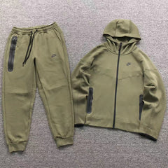 Nike Tech Fleece Tracksuit Green