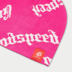 God Speed OG Logo Beanie (PINK)