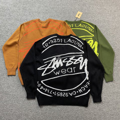 Stussy Laguna Icon Sweater Black