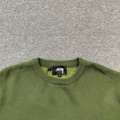 Stussy Laguna Icon Sweater Dark Green