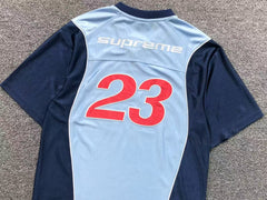 Supreme Jordan Warm Up Jersey Light Blue