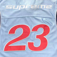 Supreme Jordan Warm Up Jersey Light Blue