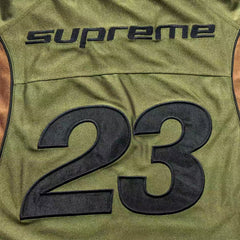 Supreme Jordan Warm Up Jersey Olive