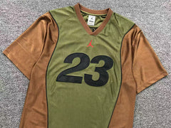 Supreme Jordan Warm Up Jersey Olive