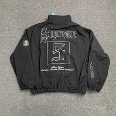 Supreme Old English Track Jacket Black