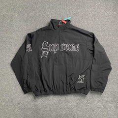 Supreme Old English Track Jacket Black