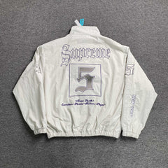 Supreme Old English Track Jacket White