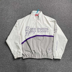 Supreme Old English Track Jacket White