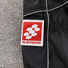 Supreme Reflective Piping Pullover Black