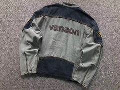 Supreme Vanson Leathers Cordura Cotton Jacket Denim