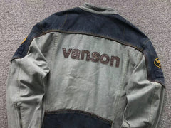 Supreme Vanson Leathers Cordura Cotton Jacket Denim