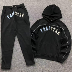 Trapstar Irongate Arch Chenille Tracksuit Black