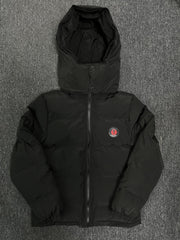 Trapstar Irongate Detachable Hooded Puffer Jacket Black Red