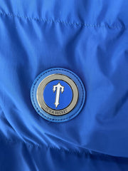Trapstar Irongate Detachable Hooded Puffer Jacket Blue