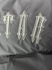 Trapstar Irongate Detachable Hooded Puffer Jacket Grey