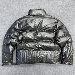 Trapstar Irongate Embossed Puffer Jacket Black