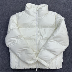 Trapstar Irongate Embossed Puffer Jacket White
