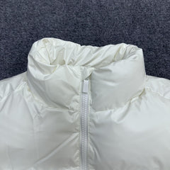 Trapstar Irongate Embossed Puffer Jacket White