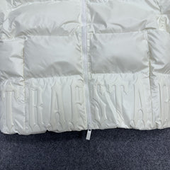 Trapstar Irongate Embossed Puffer Jacket White