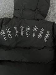 Trapstar Irongate Hooded Quilted Black