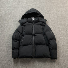 Trapstar x Awful Lot of Cough Syrup Puffer Jacket Black