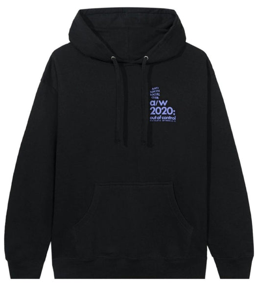 Anti Social Social Club Hoodie  2020- Black