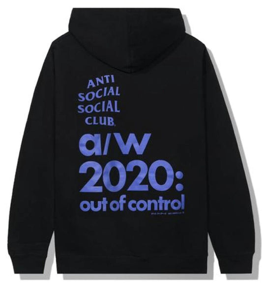 Anti Social Social Club 2020 Hoodie- Black