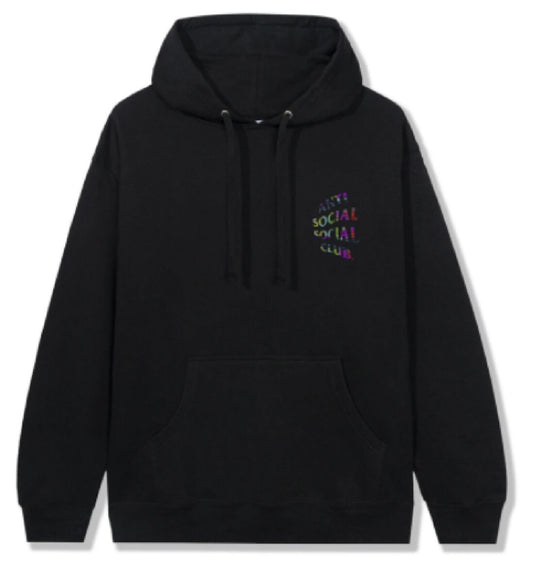 Anti Social Social Club Fuzzy Connection Hoodie – Black