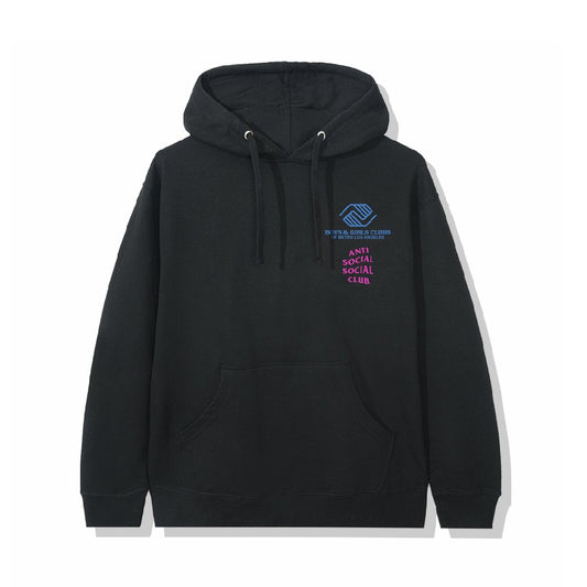 Anti Social Social Club Hoodie x BGCMLA – Black