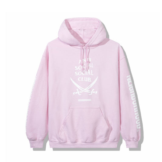 Anti Social Social Club x Neighborhood 6IX Hoodie – Pink