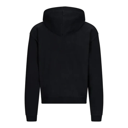 Black Basic NOFS Zipper Hoodie