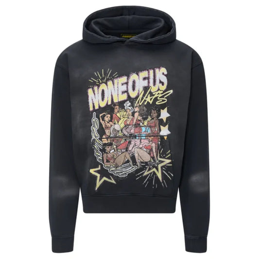 Black NOFS Vintage Hoodie