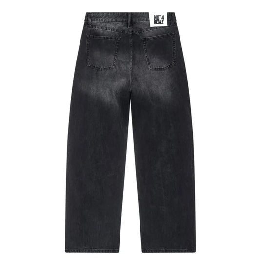 Black NOFS Washed Denim Jean