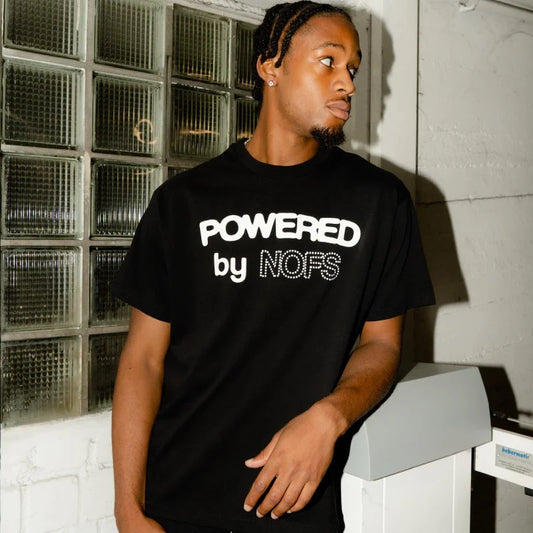 Black Powered By NOFS T-shirt View