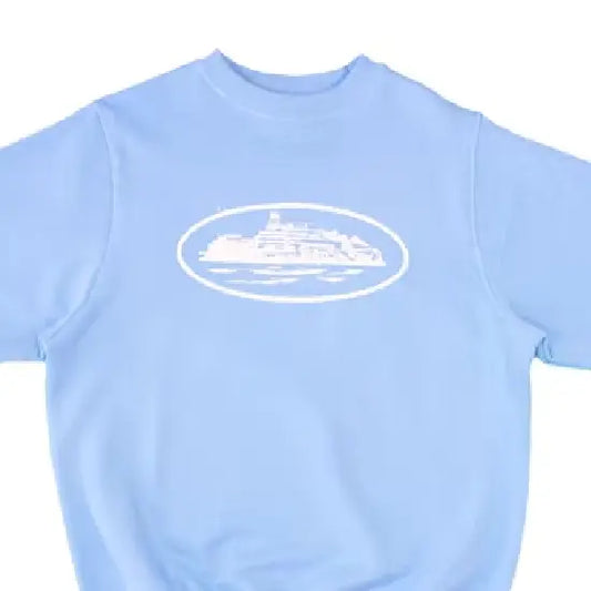 Corteiz Alcatraz Crewneck Sweatshirt Baby Blue