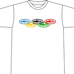 Corteiz Alcatraz Olympic T-Shirt White