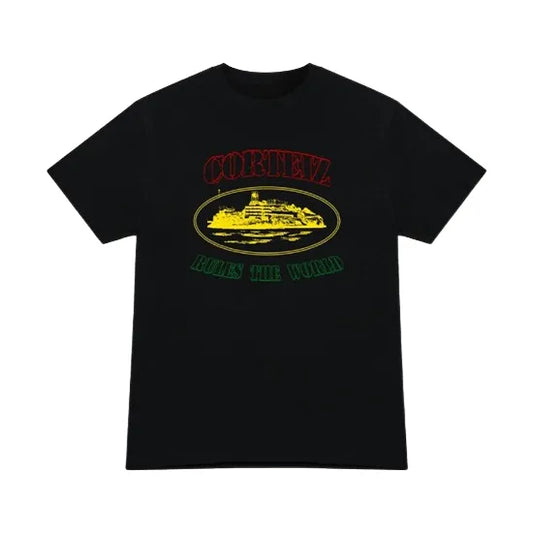 Corteiz Alcatraz T Shirt Black