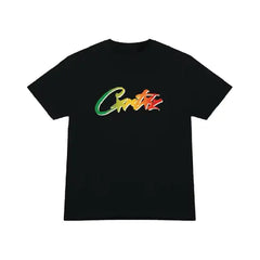 Corteiz Allstarz Gradient Carni T Shirt Black